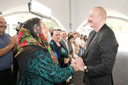 President Ilham Aliyev and First Lady Mehriban Aliyeva met with residents of Vangli and Kolatag villages in Aghdara-UPDATED 