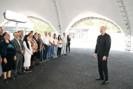 President Ilham Aliyev and First Lady Mehriban Aliyeva met with residents of Vangli and Kolatag villages in Aghdara-UPDATED 