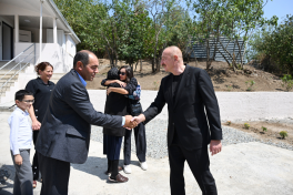 President Ilham Aliyev and First Lady Mehriban Aliyeva met with residents of Vangli and Kolatag villages in Aghdara-UPDATED 