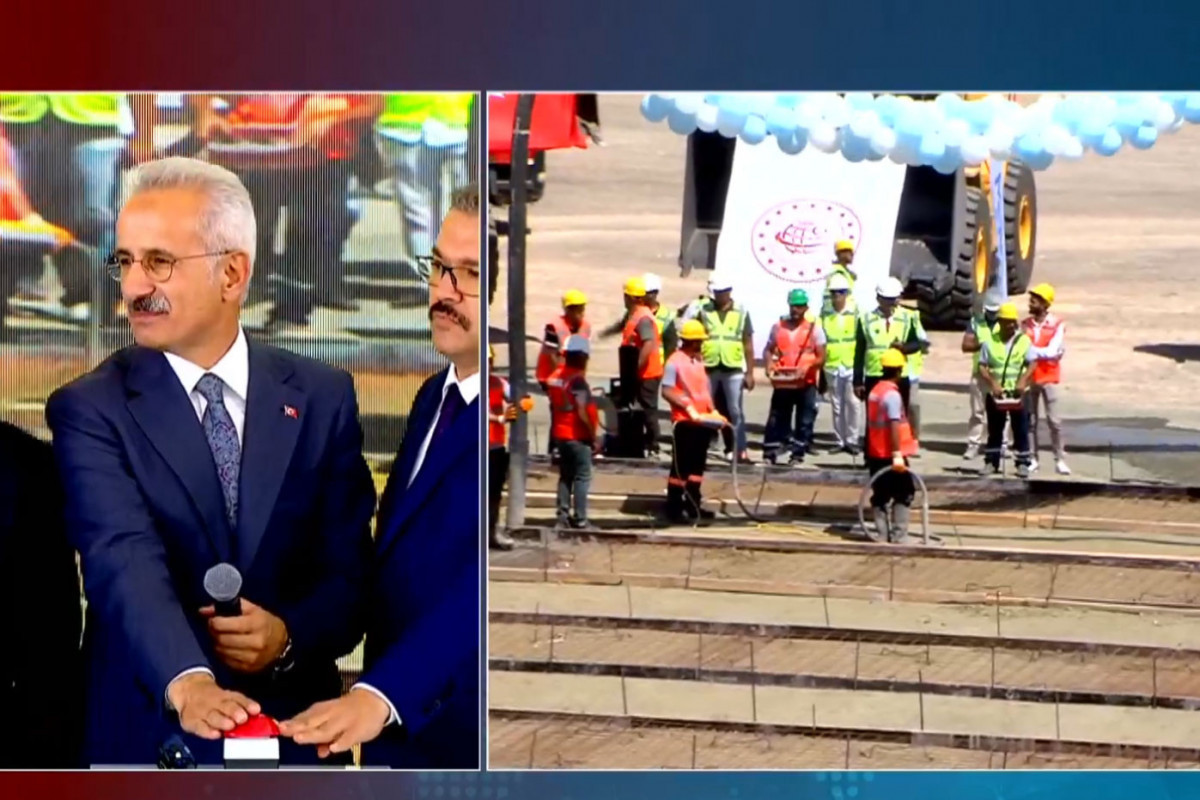 Groundbreaking ceremony for Kars-Igdır-Aralık-Dilucu railway line held-PHOTO -VIDEO 