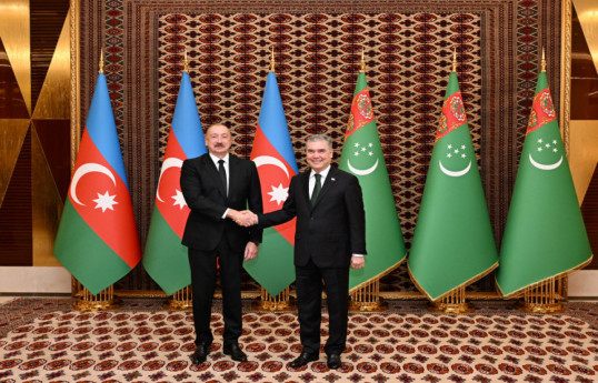 President of Azerbaijan Ilham Aliyev held one-on-one meeting with Chairman of the People’s Council of Turkmenistan-UPDATED 