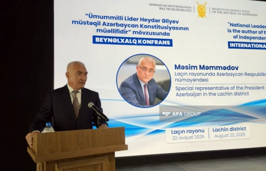 Masim Mammadov, the special representative of the President of the Republic of Azerbaijan in Lachin