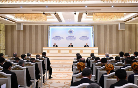 Leaders of Azerbaijan, Turkmenistan and Uzbekistan made joint press statements-UPDATED-1 -PHOTO 