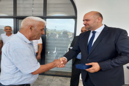 Resettlement  convoy arrives in Aghdam's Khidirli village, families receive keys to their houses -PHOTO 