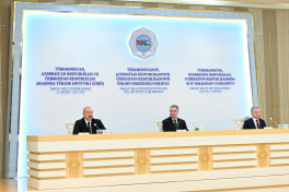 Leaders of Azerbaijan, Turkmenistan and Uzbekistan made joint press statements-UPDATED-1 -PHOTO 