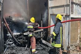 Fire in “Sederek” shopping center's  warehouse completely extinguished-VIDEO -UPDATED-1 -PHOTO 