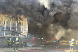 Fire in “Sederek” shopping center's  warehouse completely extinguished-VIDEO -UPDATED-1 -PHOTO 