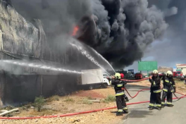 Fire in “Sederek” shopping center's  warehouse completely extinguished-VIDEO -UPDATED-1 -PHOTO 