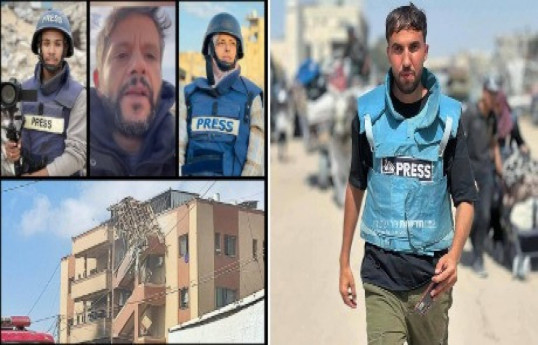 Five journalists among 20 killed in Israeli strike on hospital, Gaza officials say -UPDATED 