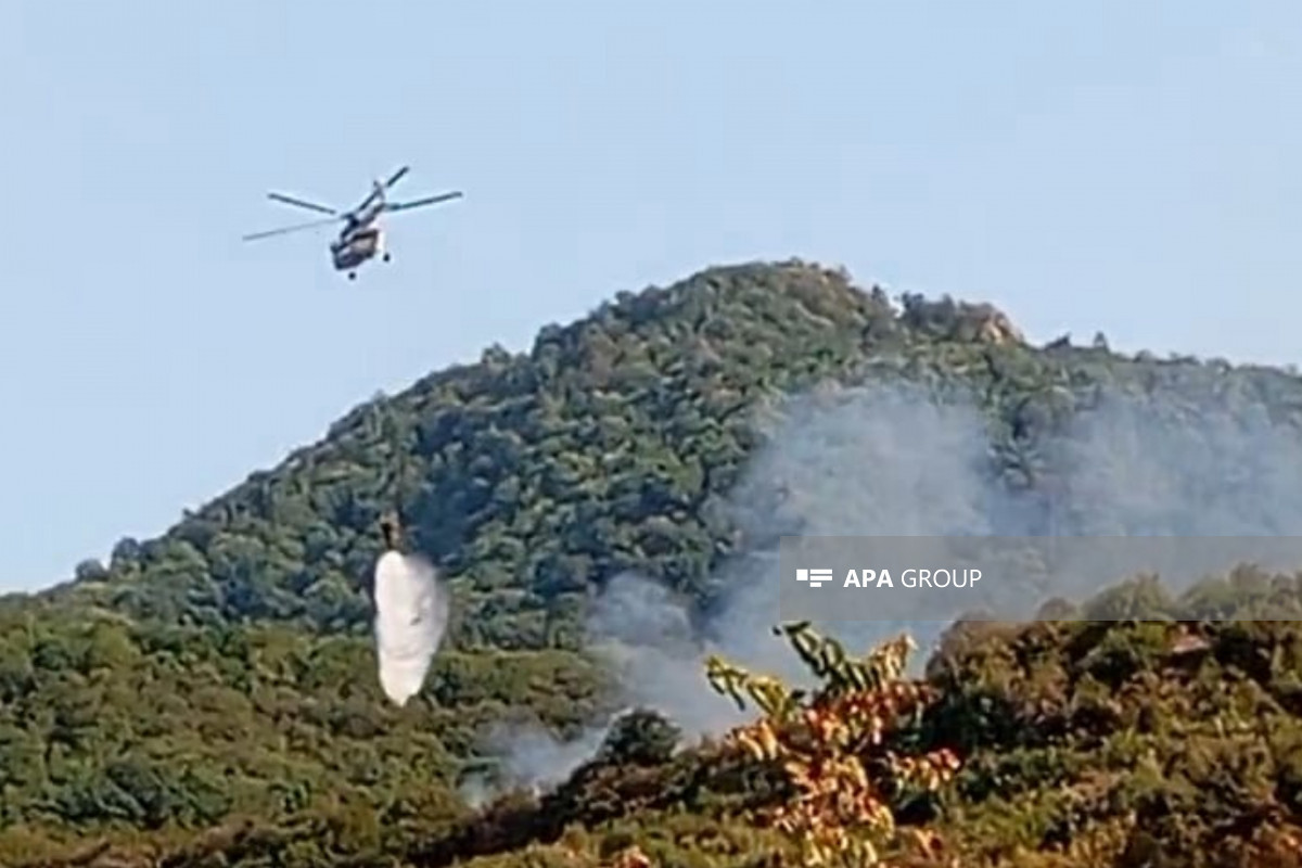 Azerbaijan involves Aviation Detachment of MES for extinguishing fires in Khojavand and Aghdara-VIDEO 