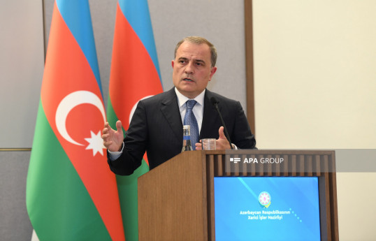 Jeyhun Bayramov,Foreign Minister of the Republic of Azerbaijan and Bakhtiyor Sayidov, Foreign Minister of the Republic of Uzbekistan