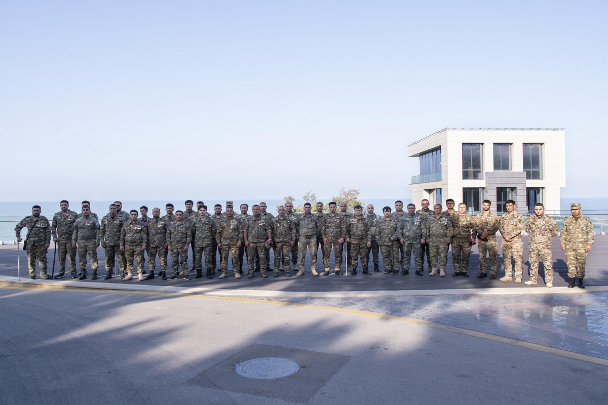 Meeting with participants of Patriotic War was organized at “Bilgah” recreation center of SSS