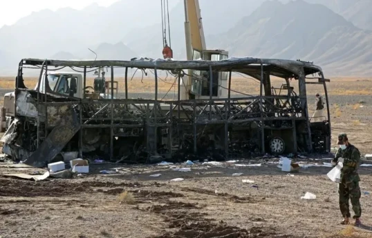 Passenger bus crash in Afghanistan kills 25 people