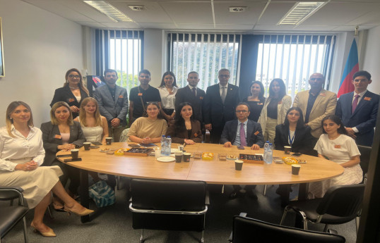 Group of media representatives visited Azerbaijani Mission to NATO