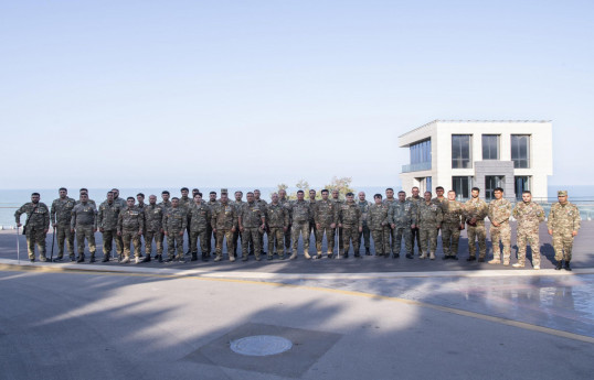 Meeting with participants of Patriotic War was organized at “Bilgah” recreation center of SSS
