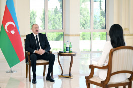 President of Azerbaijan Ilham Aliyev gave interview to Al Arabiya TV channel-VIDEO 