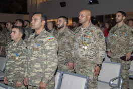 Meeting with participants of Patriotic War was organized at “Bilgah” recreation center of SSS