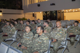 Meeting with participants of Patriotic War was organized at “Bilgah” recreation center of SSS