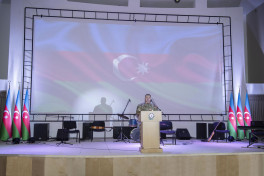 Meeting with participants of Patriotic War was organized at “Bilgah” recreation center of SSS