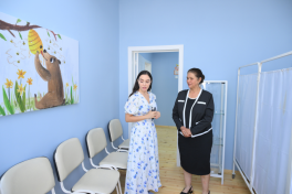 Vice-President of Heydar Aliyev Foundation Leyla Aliyeva attends opening of kindergartens in Shamakhi