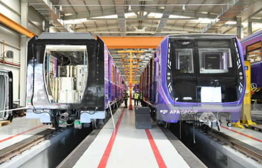 Azerbaijan brings 20 new generation wagons to Baku Metropolitan -PHOTO 