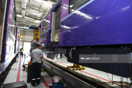 Azerbaijan brings 20 new generation wagons to Baku Metropolitan -PHOTO 