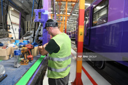 Azerbaijan brings 20 new generation wagons to Baku Metropolitan -PHOTO 