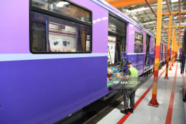 Azerbaijan brings 20 new generation wagons to Baku Metropolitan -PHOTO 