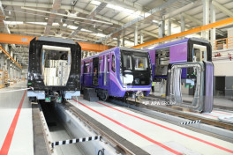 Azerbaijan brings 20 new generation wagons to Baku Metropolitan -PHOTO 