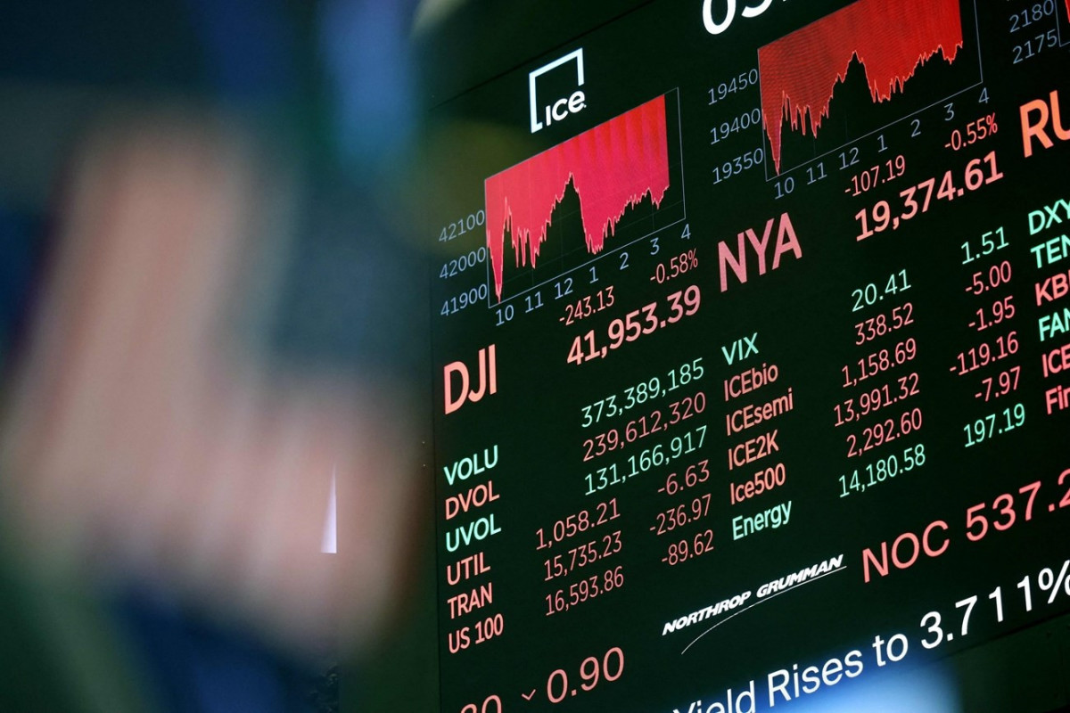 U.S. stocks close lower following new inflation data