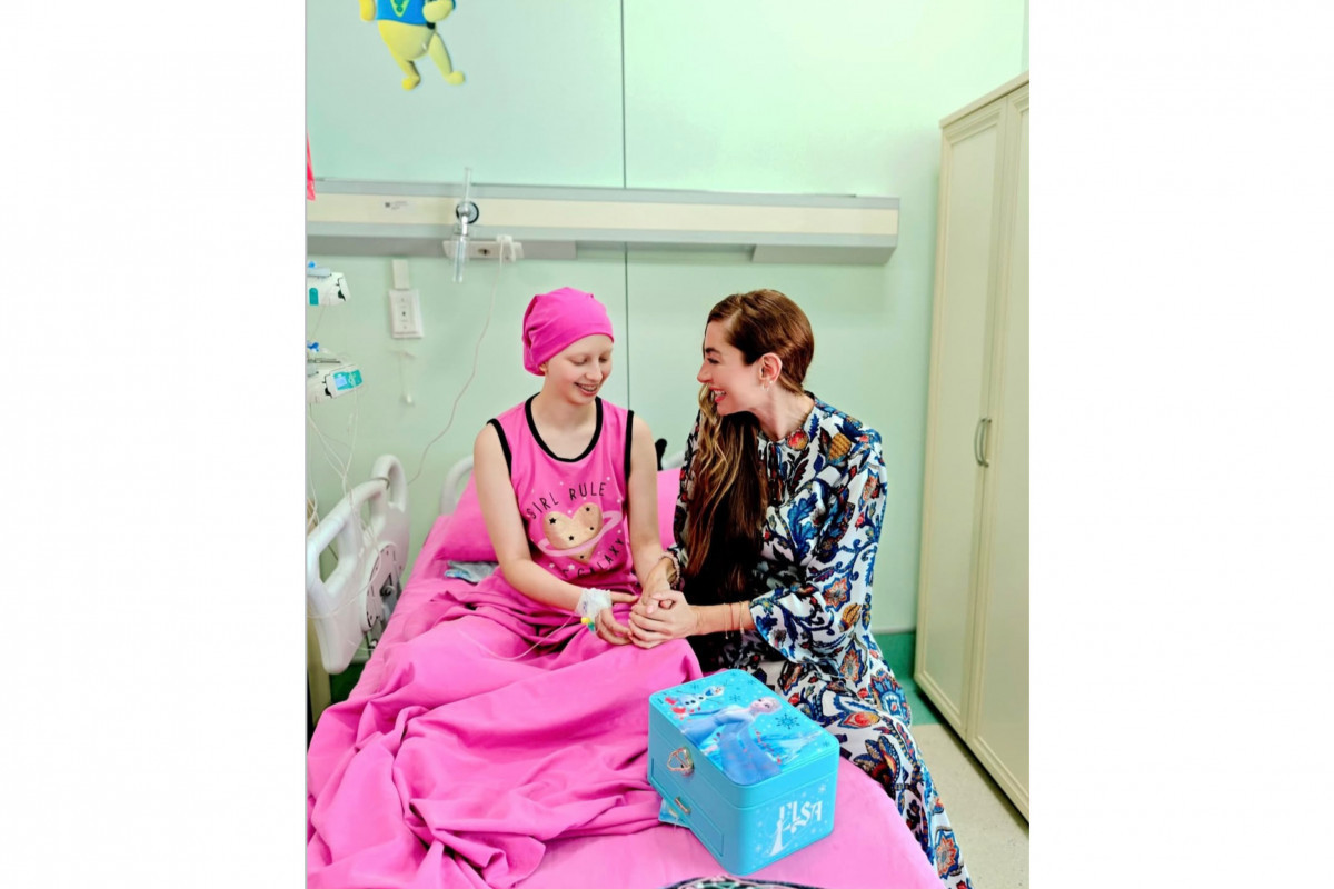 Vice-President of Heydar Aliyev Foundation Leyla Aliyeva and head of Baku Media Center Arzu Aliyeva visited National Oncology Center-PHOTO 