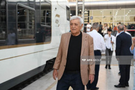 First passenger train departed from Baku to Aghdam arrives in desination - PHOTO -UPDATED 