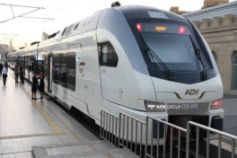 First passenger train departed from Baku to Aghdam arrives in desination - PHOTO -UPDATED 