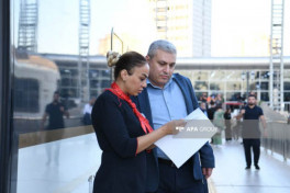 First passenger train departed from Baku to Aghdam arrives in desination - PHOTO -UPDATED 