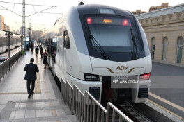 First passenger train departed from Baku to Aghdam arrives in desination - PHOTO -UPDATED 