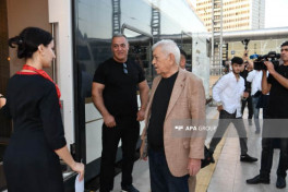 First passenger train departed from Baku to Aghdam arrives in desination - PHOTO -UPDATED 