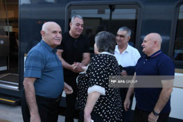 First passenger train departed from Baku to Aghdam arrives in desination - PHOTO -UPDATED 