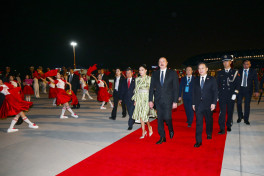 President of Azerbaijan Ilham Aliyev arrived in China for a working visit