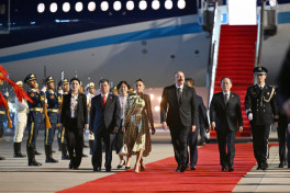 President of Azerbaijan Ilham Aliyev arrived in China for a working visit