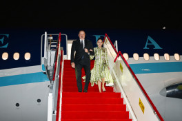 President of Azerbaijan Ilham Aliyev arrived in China for a working visit