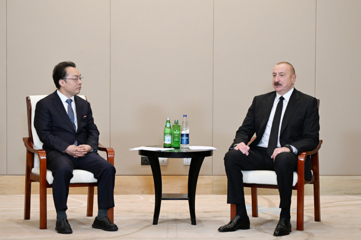 President Ilham Aliyev met with the CEO of CETC Corporation