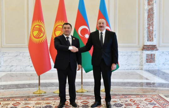 President Ilham Aliyev sent a congratulatory letter to Sadir Japarov