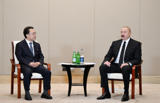 President Ilham Aliyev met with the CEO of CETC Corporation