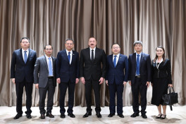 Azerbaijani President met with Ni Jen, Acting Director of China Energy Engineering Corporation Limited