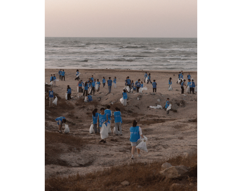 Leyla Aliyeva and Arzu Aliyeva participate in cleanup campaign in Bilgah
