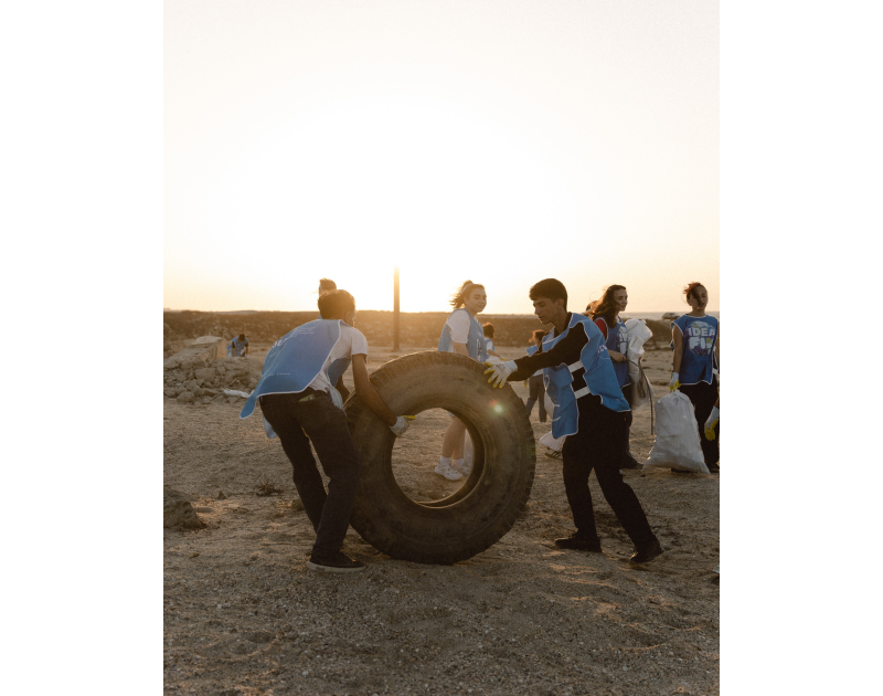 Leyla Aliyeva and Arzu Aliyeva participate in cleanup campaign in Bilgah