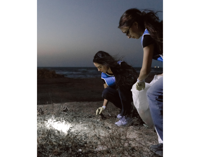 Leyla Aliyeva and Arzu Aliyeva participate in cleanup campaign in Bilgah