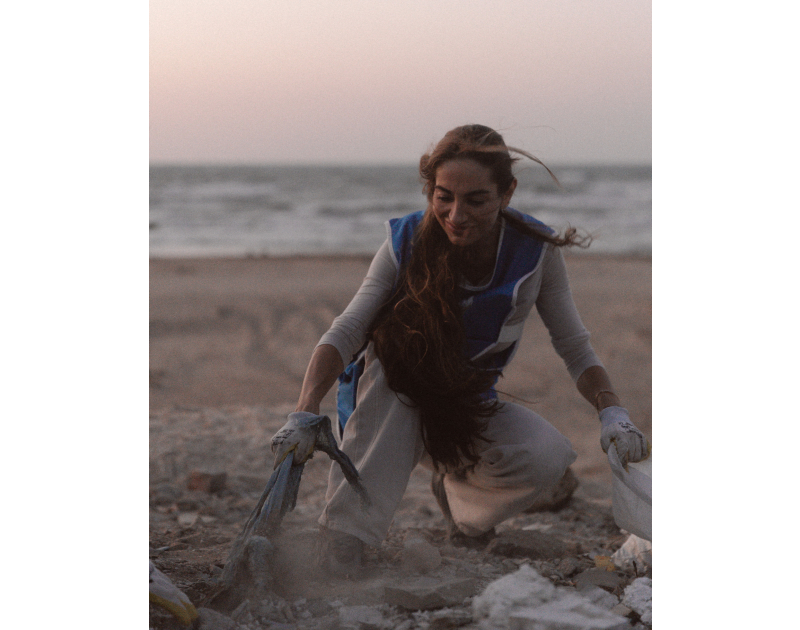 Leyla Aliyeva and Arzu Aliyeva participate in cleanup campaign in Bilgah