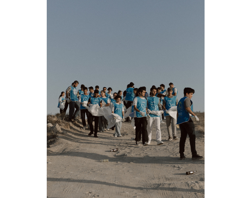 Leyla Aliyeva and Arzu Aliyeva participate in cleanup campaign in Bilgah
