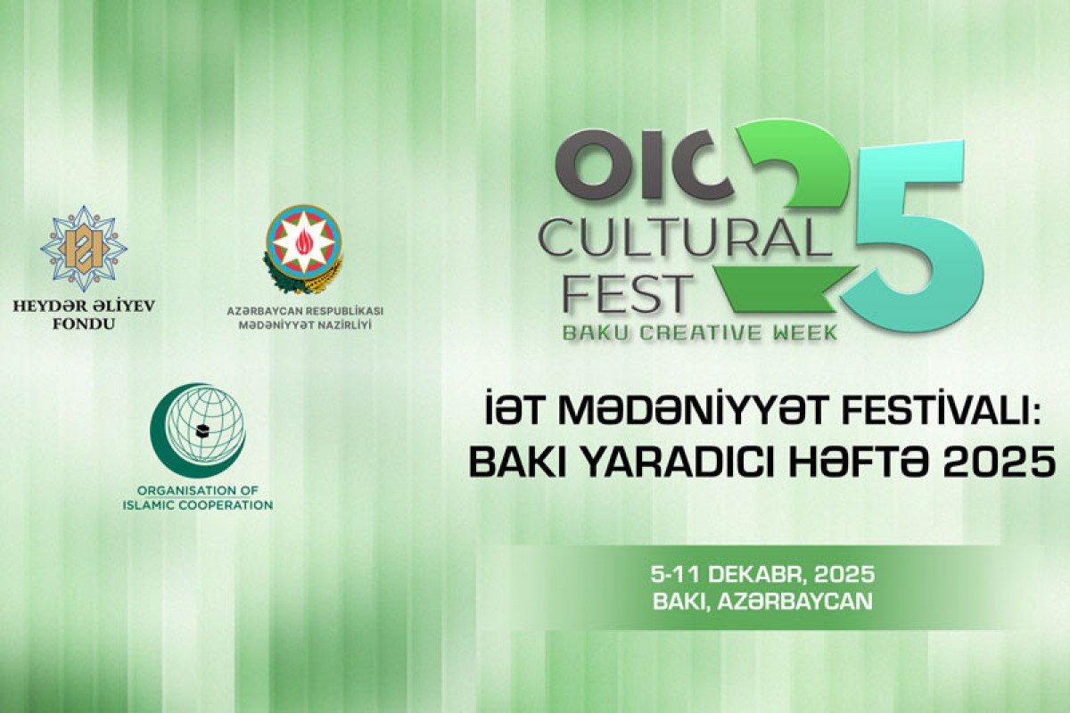 Heydar Aliyev Foundation becomes partner of “OIC Cultural Festival: Baku Creative Week 2025”